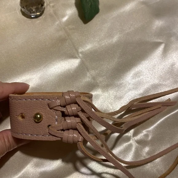 Genuine leather bracelet hand crafted